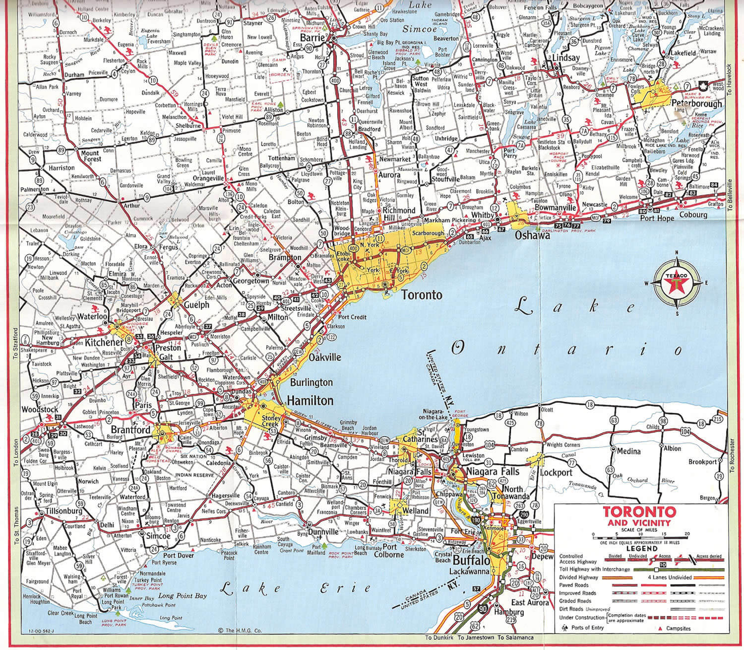 Central Ontario Toronto carte